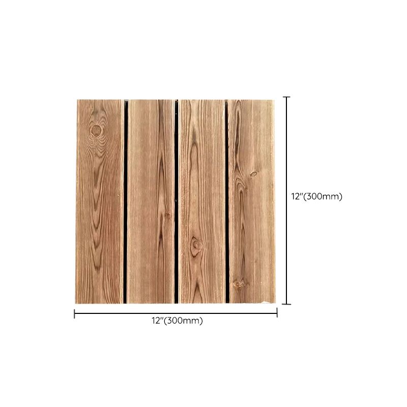 BowLift | Pine Floor Tile Water Repellent Click-Lock Traditional Wood Floor for Living Room