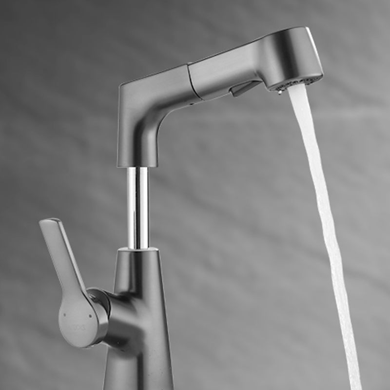 BowLift | Swivel Spout Sink Faucet Brass Bathroom Low Arc Mixer
