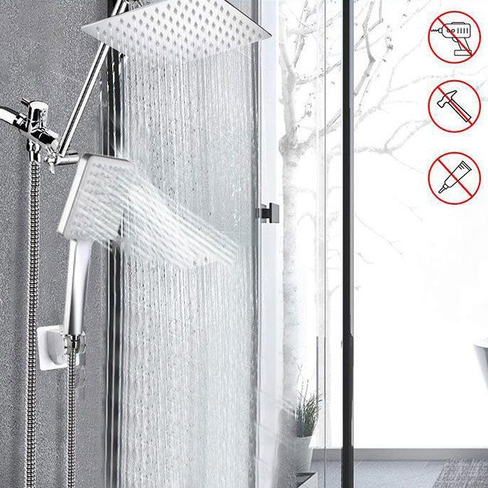 BowLift | Contemporary Shower Head Combination Polished Stainless Steel Wall-Mounted Shower Head