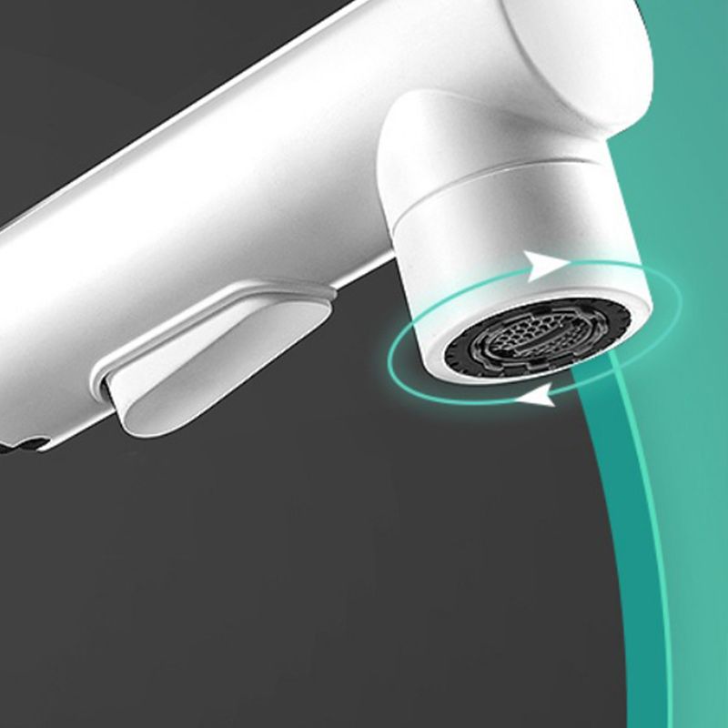 BowLift | Pull-Out Basin Mixer Single-Lever Bathroom Faucet 1-Hole Basin Mixer