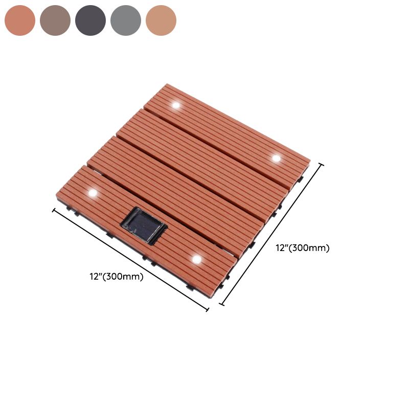 BowLift | Striped Pattern Terrace Floor Tiles Square Click Floor Tiles Floor Board