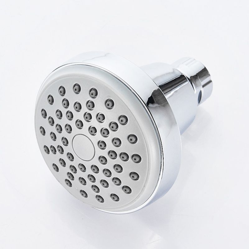 BowLift | Round shower head made of stainless steel in silver wall-mounted shower head