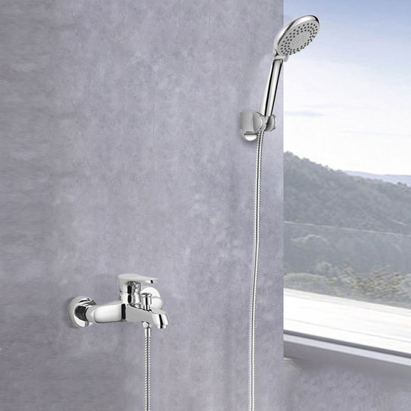 BowLift | Bathroom Bathtub Pull-Out Wall-Mounted Hand Shower Fixed Bathtub Faucet