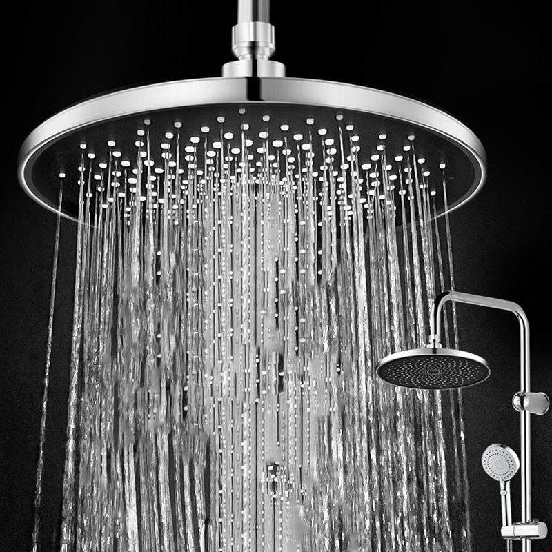 BowLift | Contemporary Showerhead Combination Rainfall Chrome Wall Mount Showerhead