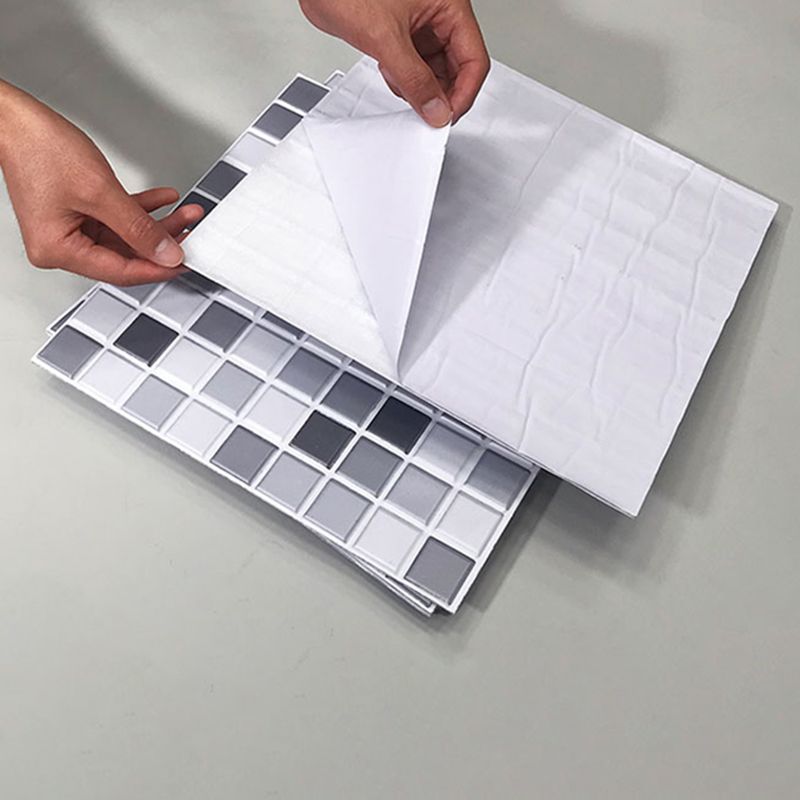 BowLift | Tile Stripping & Gluing Square Mosaic PVC Stain Resistant Stripping and Gluing Plates for Shower 5 Pack