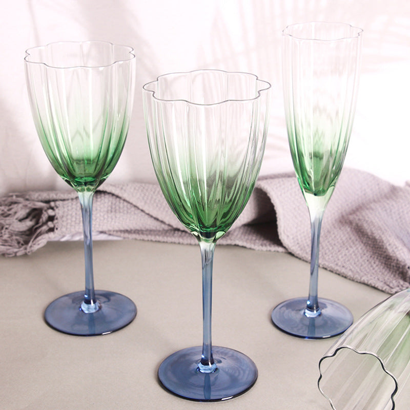 BowLift | Gradient Wine Stemware High Temperature Resistant Glass Champagne Stemware Vintage Souvenirs