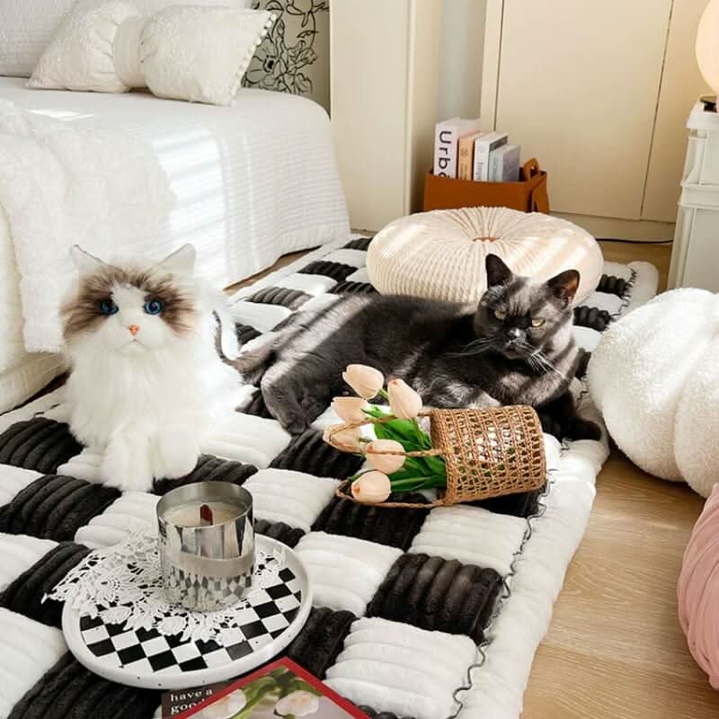 BowLift | COZYCOVER – Cozy pet blanket made of chenille with furniture protection function