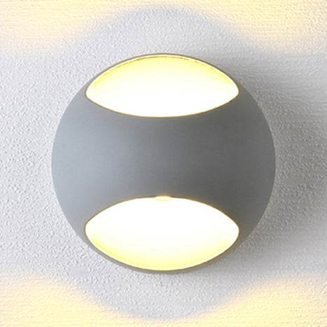 BowLift | Round Wall Mounted Lamp Nordic Metal LED Wall Light in Yellow/Gray/Green