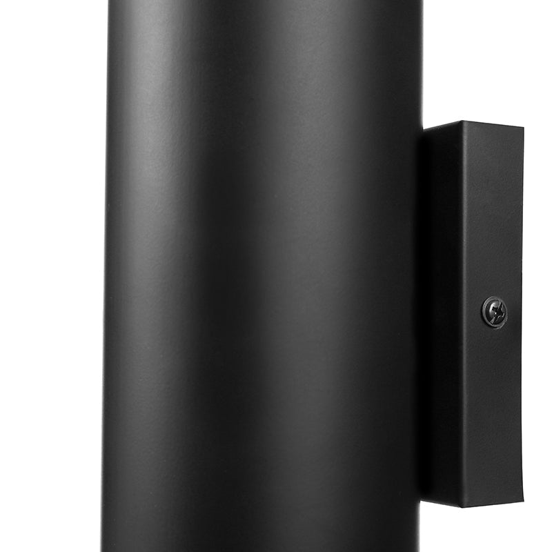 BowLift | 23.5"/27.5" Width Pipe Wall Light Modern Metallic 1/2-Light Black Wall Lighting for Living Room