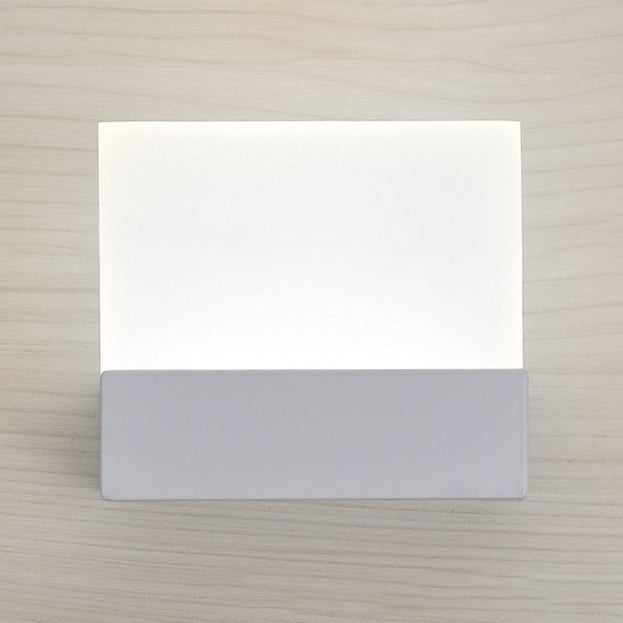 BowLift | Acrylic Plate Wall Light Minimalist LED 1 Light Wall Lighting Ideas in Warm/White Light