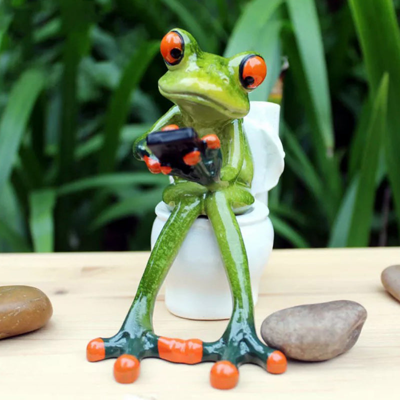 BowLift | Festival Frog Resin Crafts Frog Pastoral Ornament