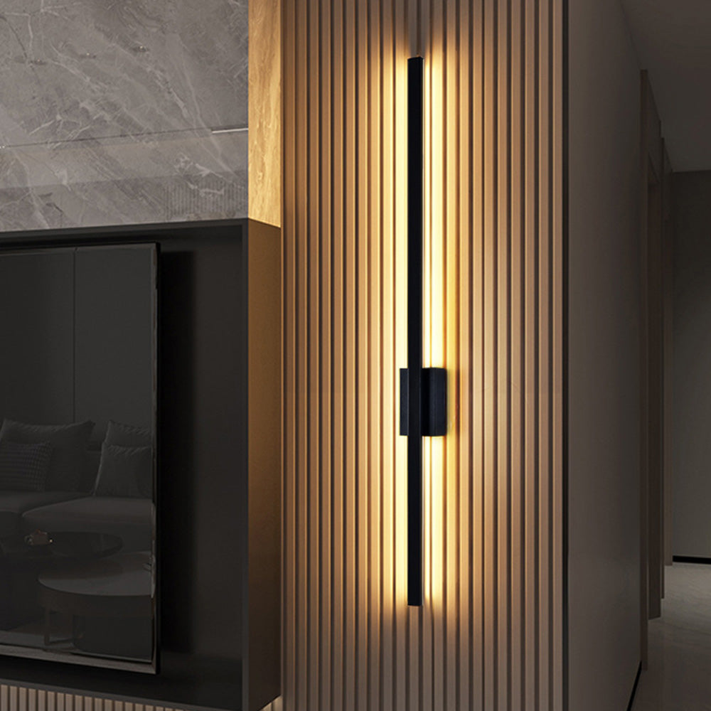 BowLift | Industrial Minimalist Long LED Iron Wall Lights for Contemporary Living Room Décor and Stylish Illumination