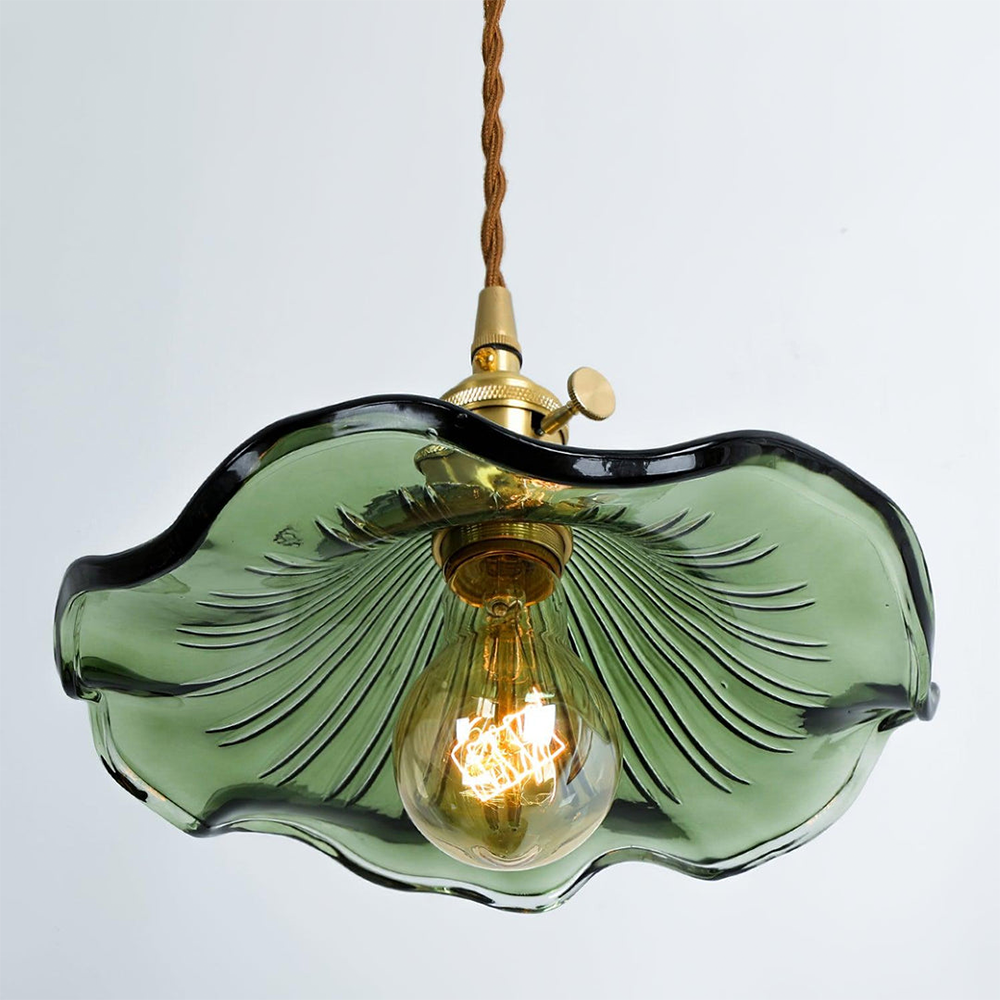 BowLift | Chic Hibiscus Glass Pendant Lamp