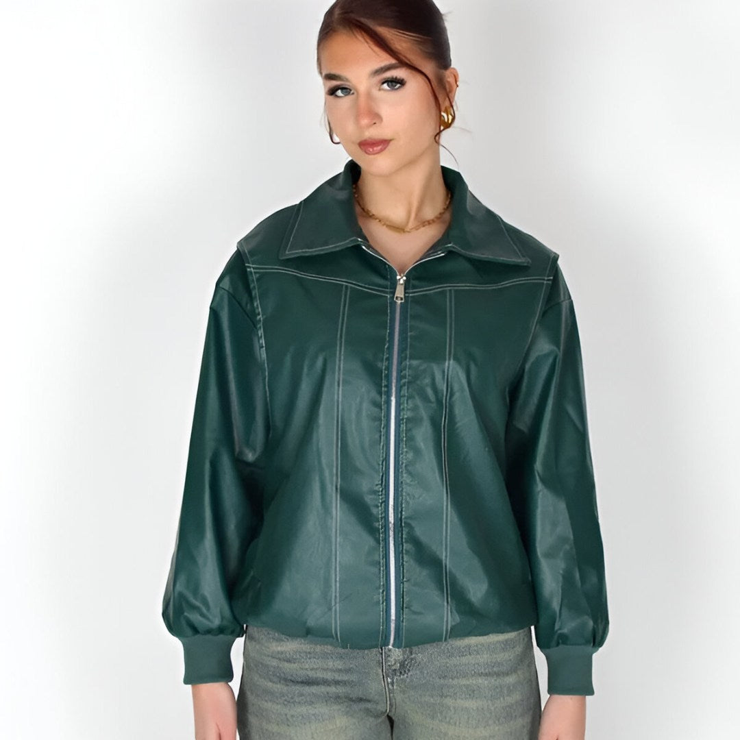 Urban Elegance Vegan Leather Jacket