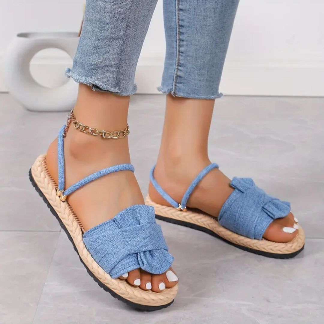 Blissara – Women’s Bow Strap Summer Sandals