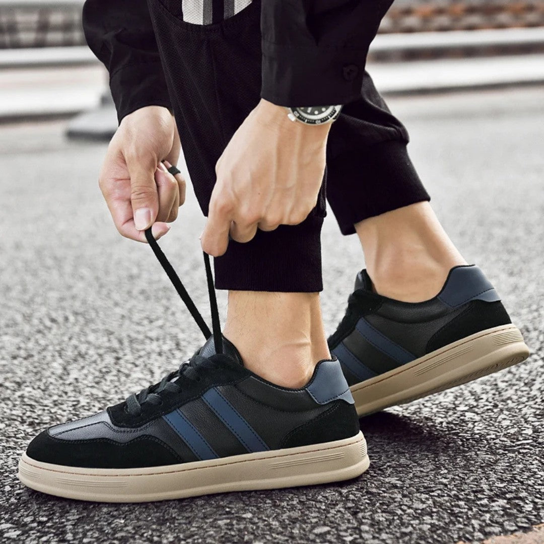 Premium Suede Loafers with Leather Accents