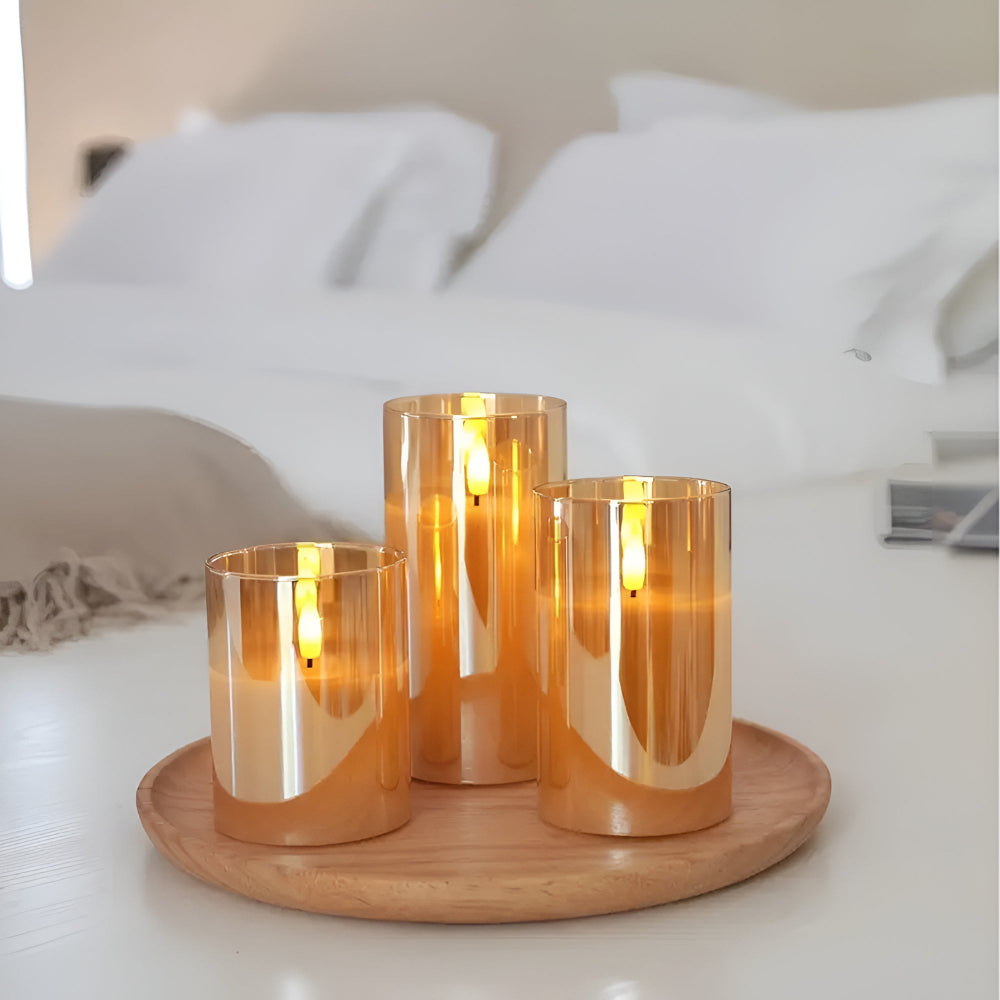 BowLift | Ethereal 3D Flameless Candle | 3pcs Set