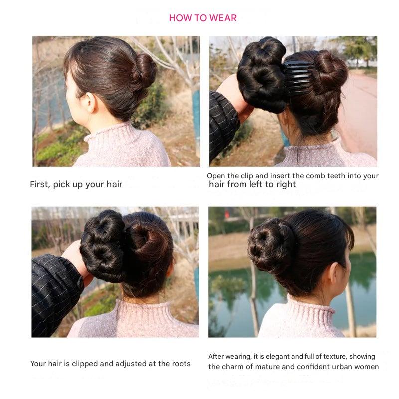 BowLift | Fiora Flower-shaped Hairpin – Quick Updo Clip