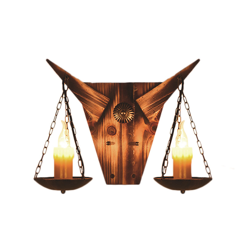 BowLift | A light wall lamp light industrial crackle glass vase shape lighting fixture in yellow, 3.5"/5"/14.5" wide