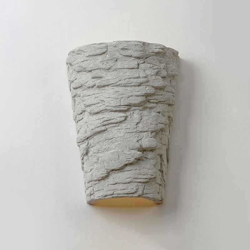 BowLift | Cement Bowl/Cylinder Shade Wall Lighting Modern Style 1 Light Bathroom Wall Light Fixture in Gray