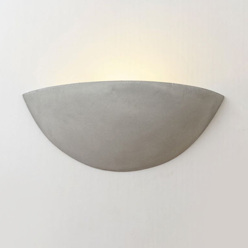 BowLift | Cement Bowl/Cylinder Shade Wall Lighting Modern Style 1 Light Bathroom Wall Light Fixture in Gray