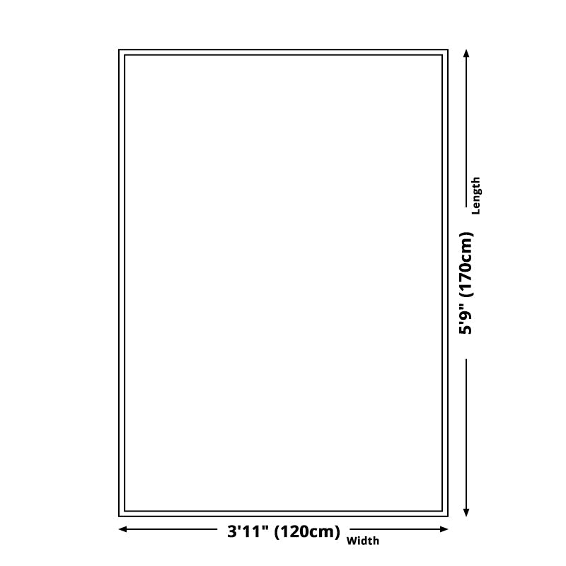 BowLift | Colorful Geometric Southwest Rug Polyester Carpet with Flowers Non-Slip Backing Power Loom Indoor Rug