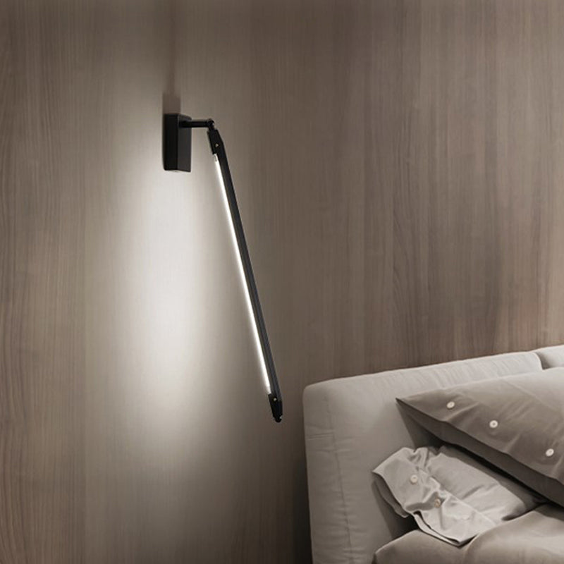 BowLift | Brass/black Linear Wall Light Modern Stylish 1 Light Adjustable Wall Lamp Lighting for Living Room