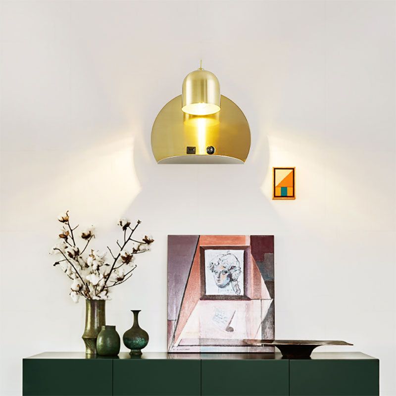 BowLift | Supporter Design Metal Wall Light 1 Light Modern Simple Wall Lamp for Study