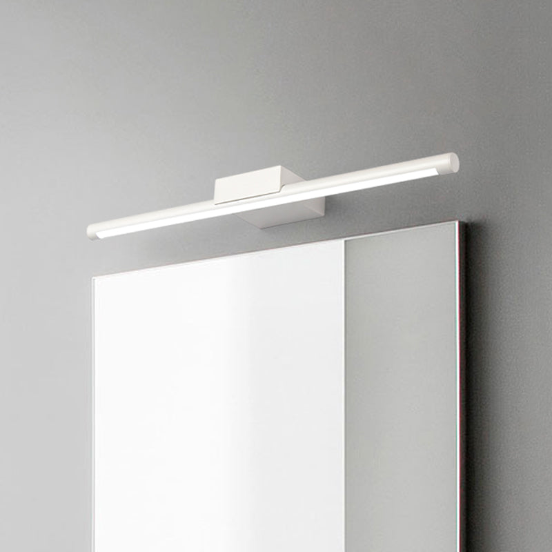 BowLift | Pole Vanity Lighting Simplicity Metal White LED Wall Mounted Light in Warm/ White Light, 16"/19.5"/23.5" Length