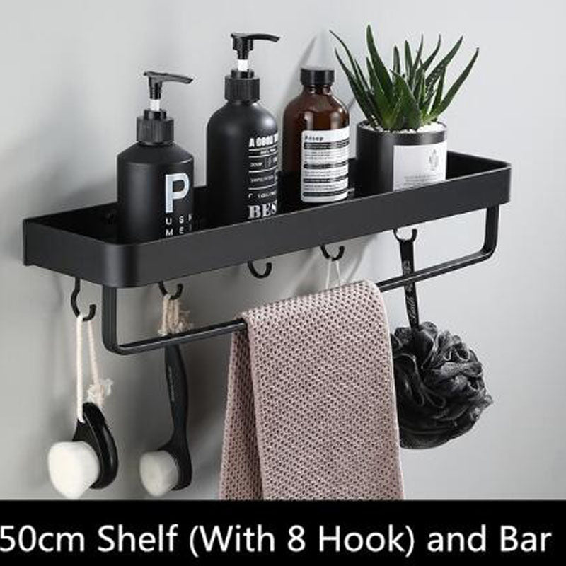 BowLift | AluSpace - Black Space Aluminum Wall Shelf