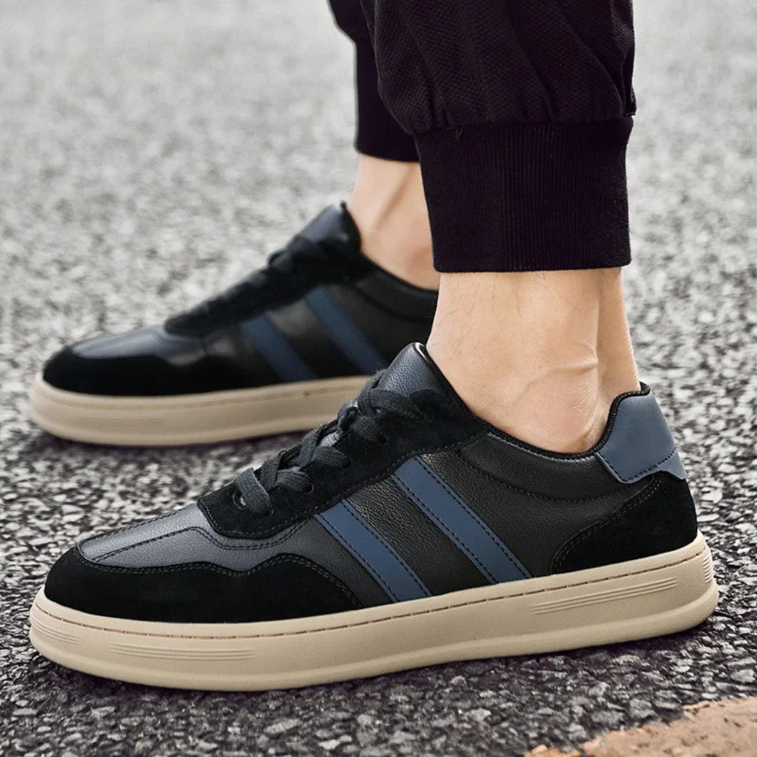 Premium Suede Loafers with Leather Accents