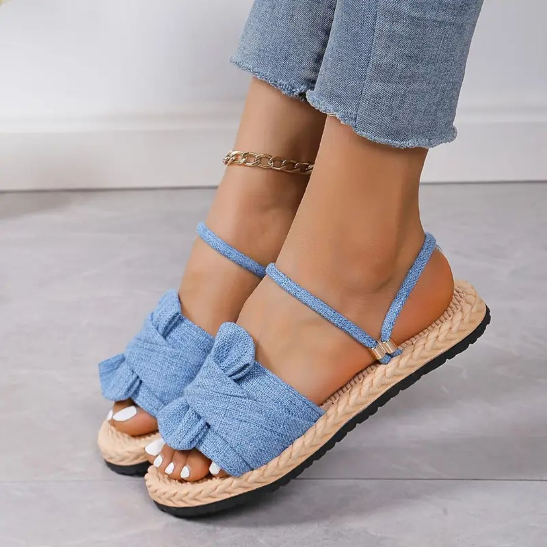 Blissara – Women’s Bow Strap Summer Sandals