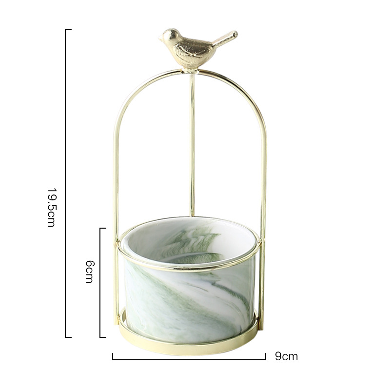 BowLift | Flower plant pots with bird design for stylish decoration