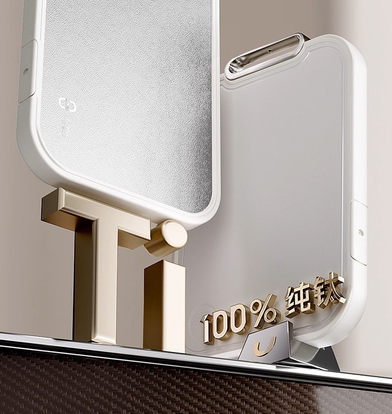 BowLift | Pure Titanium Double-Sided Cutting Board - Antibacterial, Mold-Proof, Food-Grade Kitchen Essential