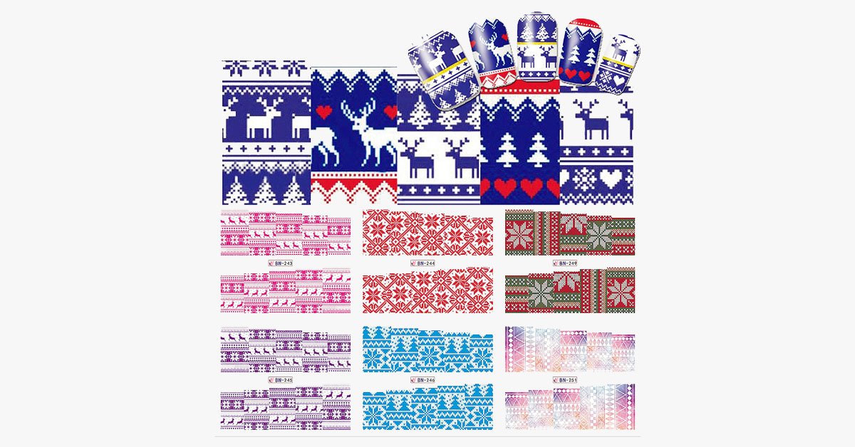 BowLift | Christmas Nail Stickers