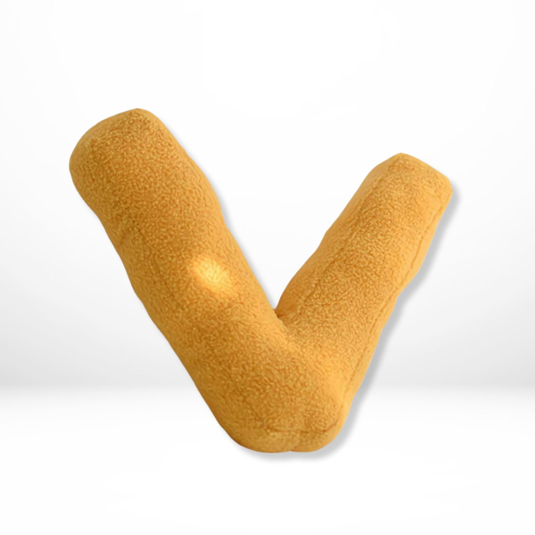 BowLift | Alphabet Cushion Velura – Soft Velvet Decorative Cushion in Every Letter of the Alphabet