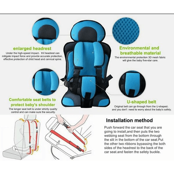 BowLift | Child Secure Seatbelt Vest l Portable Safety Seat