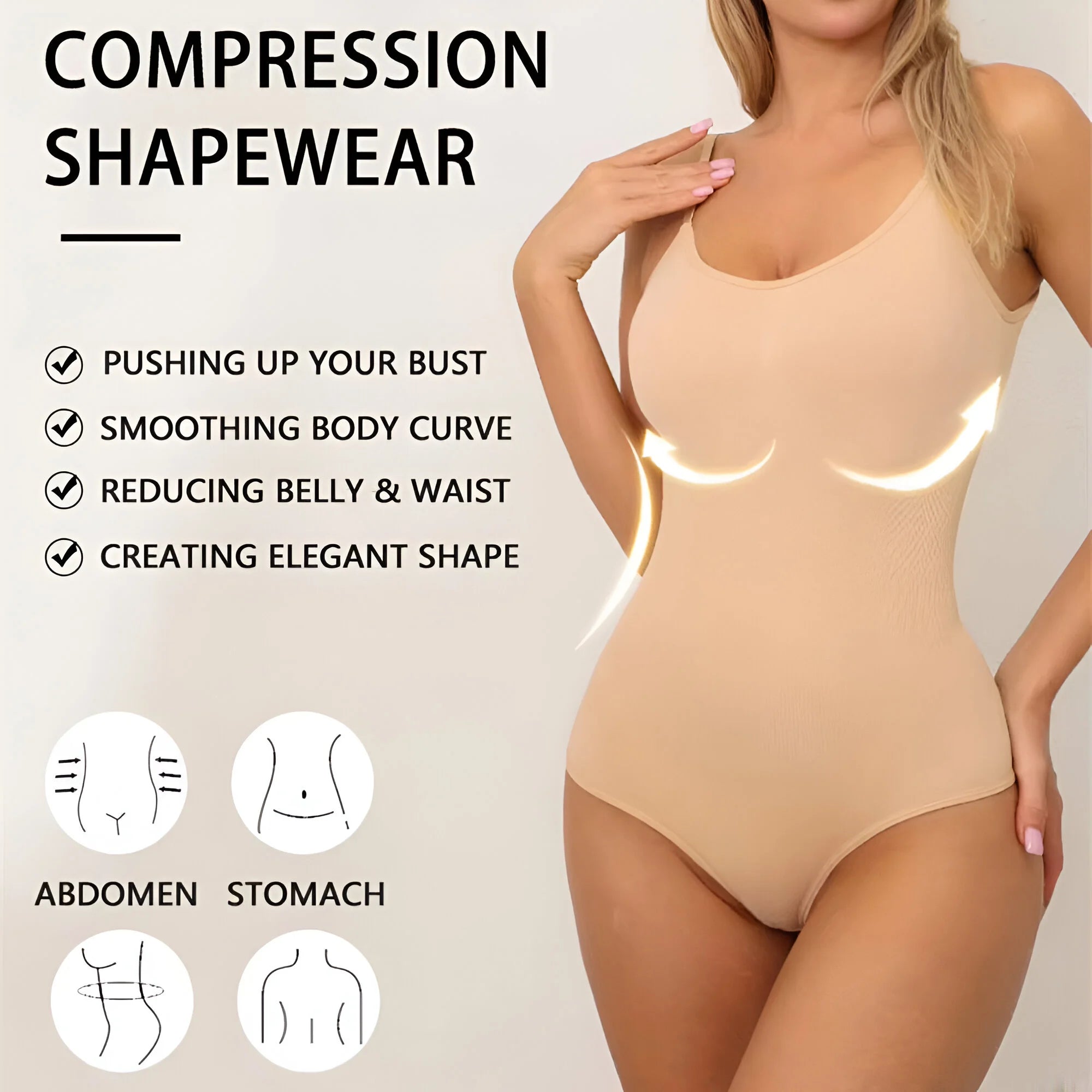 Sculpta – Full Body Shaper with Tummy Control
