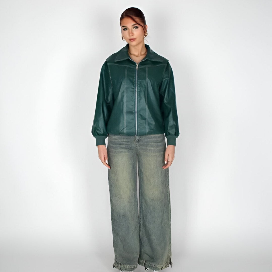Urban Elegance Vegan Leather Jacket