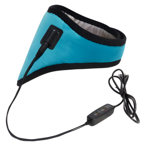 BowLift | Heated Electric Neck Brace for Pain Relief & Muscle Relaxation - Adjustable Therapy Wrap for Neck Pain Relief and Comfort