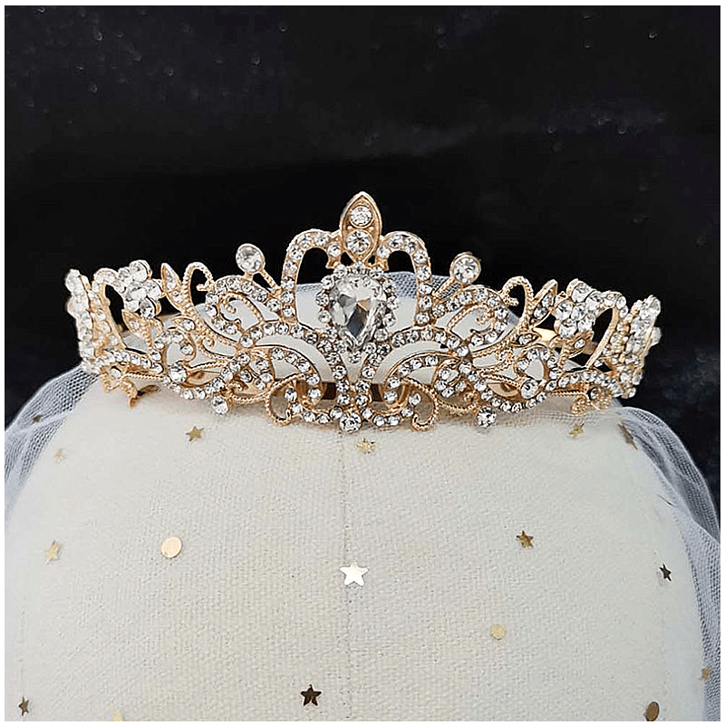 BowLift | Crystal Tiara Crown with Rhinestones Comb
