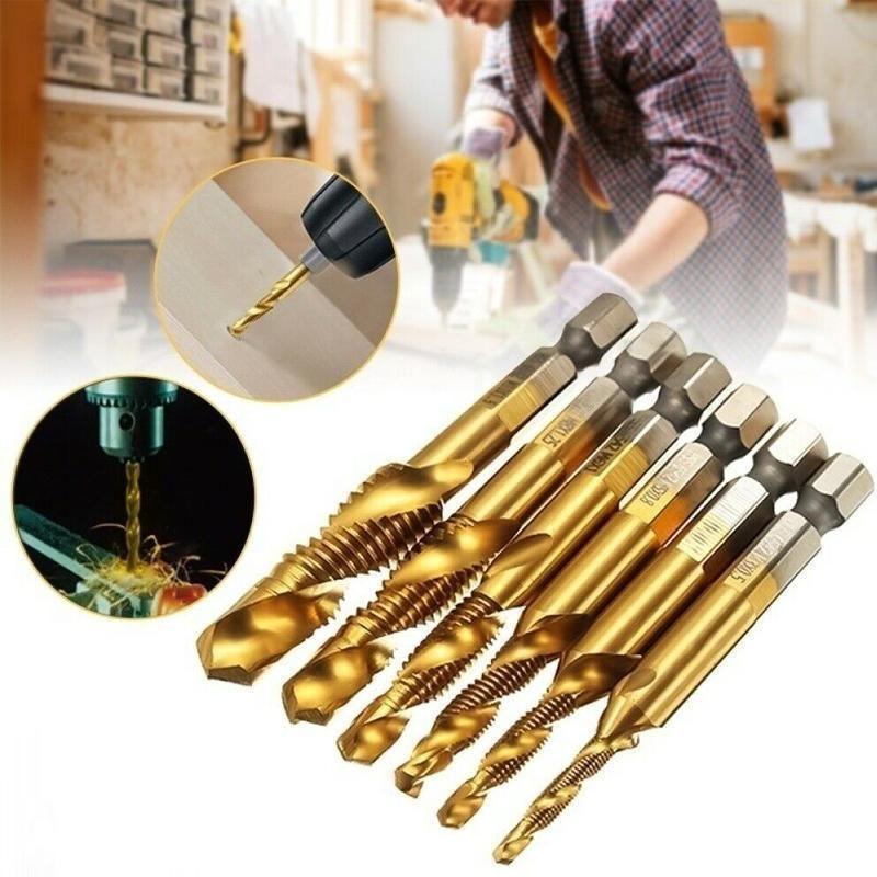 BowLift | 6 PIECE METRIC THREAD TAP DRILL BITS SET