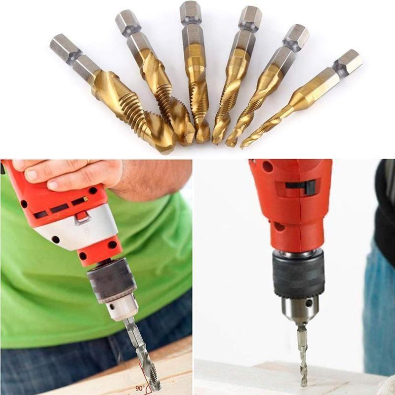 BowLift | 6 PIECE METRIC THREAD TAP DRILL BITS SET