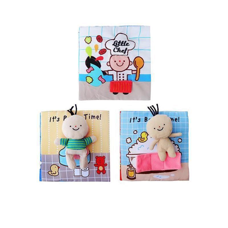 BowLift | 3D Activity Quiet Book - Chef, Bath, Potty Time