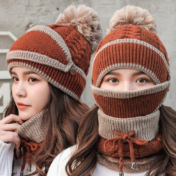 BowLift | 3PCS Women Winter Scarf Set