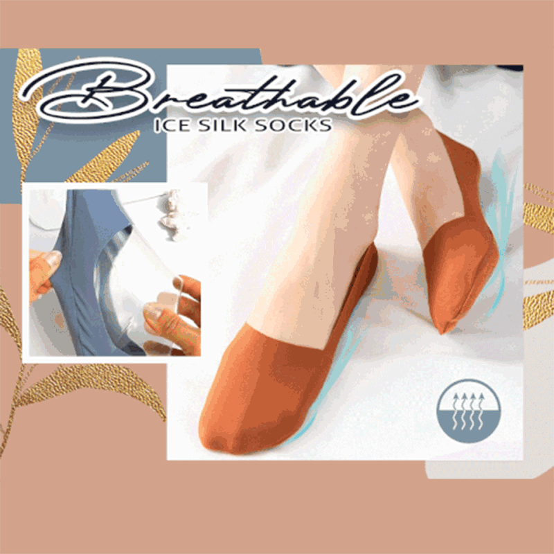 BowLift | Free Cut Non Slip Ice Silk Socks 3 Pairs