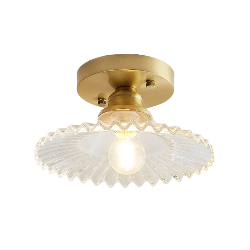 BowLift | Ceiling Light Vintage Glass Flushmount Fixture