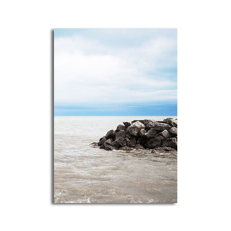 BowLift | Textured Landscape Art Print Tropical Canvas Wall Decoration for Living Room