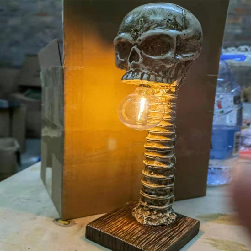 BowLift | Horror Skull with Spine Lamp