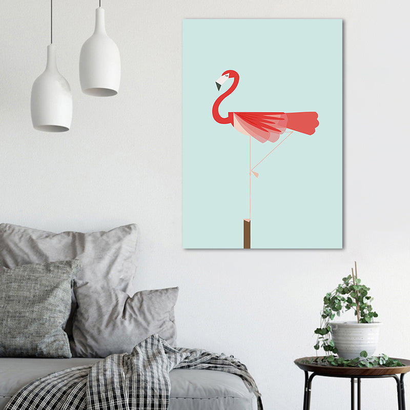 BowLift | Tropical for Teenagers Canvas Art Animal Bright Color Wall Art Prints, Multiple Size Options